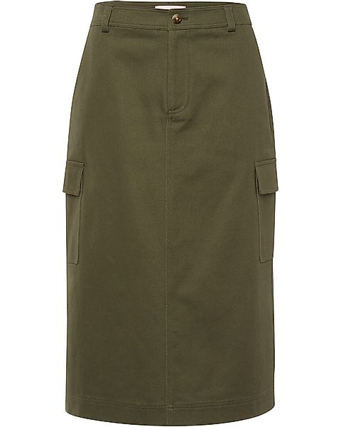 Brigitte von Schönfels Lederrock Baumwollrock mit günstig online kaufen