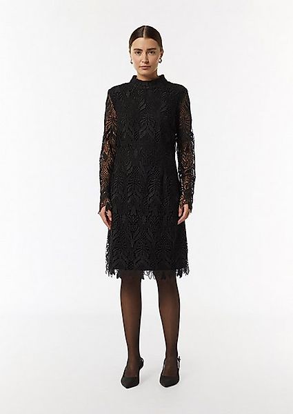 Comma Minikleid Edles Spitzenkleid mit Stehkragen günstig online kaufen