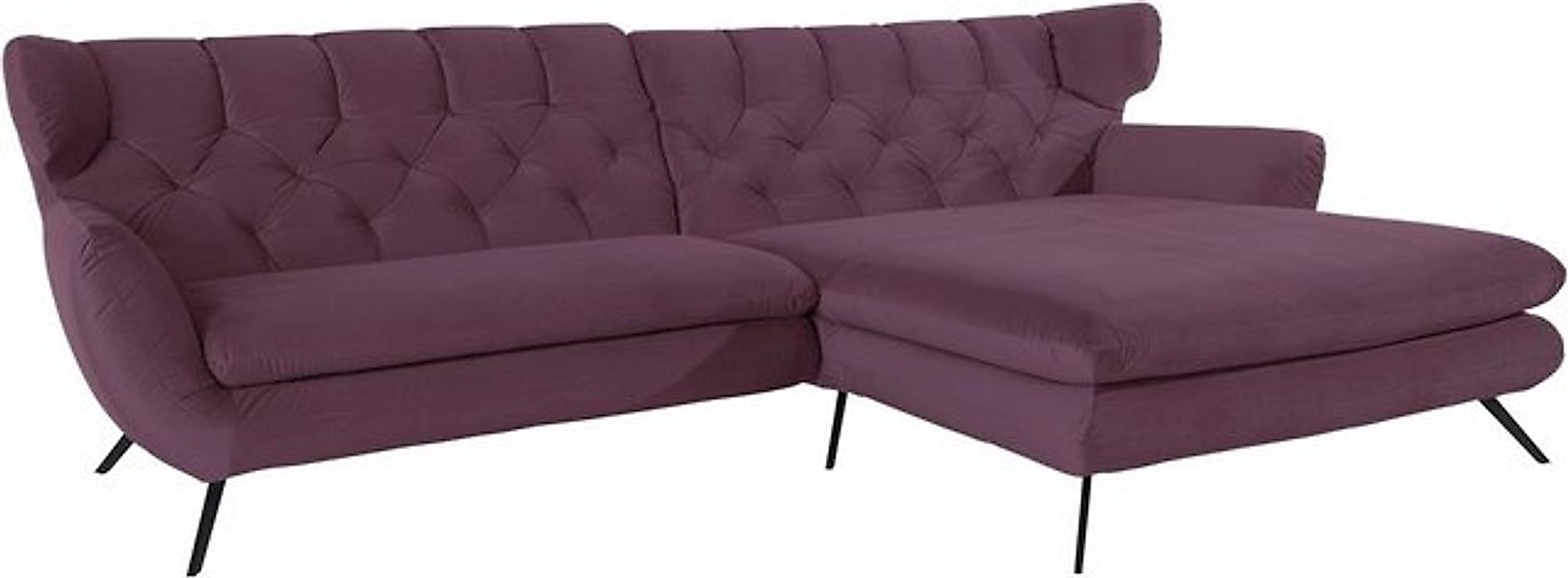 3C Candy Ecksofa Beatrice Designsofa in moderner Retrooptik, bequem und ext günstig online kaufen