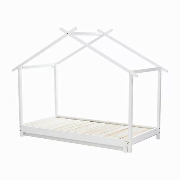 MODFU Kinderbett Hausbett Holzbett Kinderbett (90 /180 x 190cm ohne Matratz günstig online kaufen