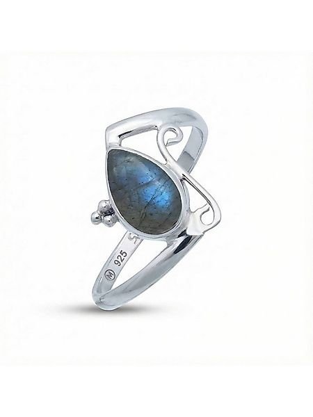 mantraroma Silberring UHA aus 925 Silber mit Labradorit (Ring mit Schmuckbe günstig online kaufen
