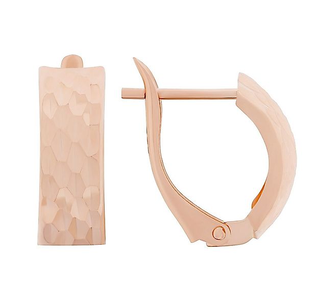 Golders Paar Ohrhänger aus 585 Rotgold (Set, 2-tlg), Elegante Ohrringe Gold günstig online kaufen