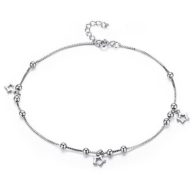 Kim Johanson Fußkette Stern (1-tlg), mit Kugeln aus Edelstahl günstig online kaufen