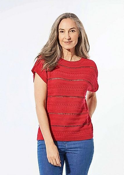 GOLDNER Strickpullover Stricktop mit U-Boot-Ausschnitt günstig online kaufen