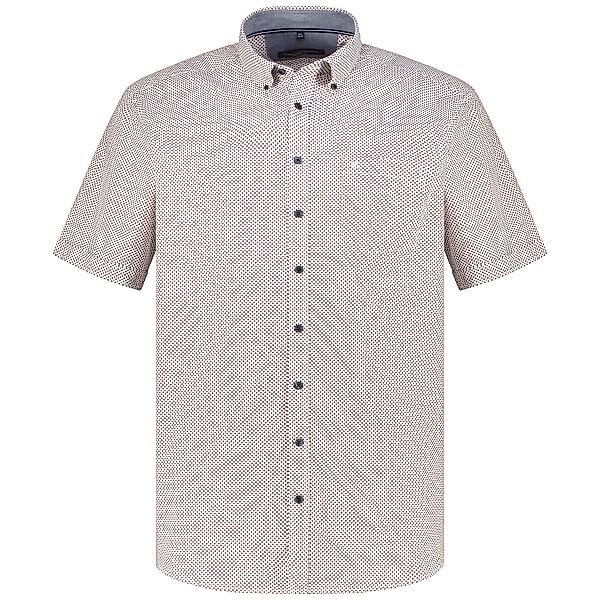 CASA MODA Freizeithemd mit Allover-Print Farbe rot Größe: 5XL günstig online kaufen