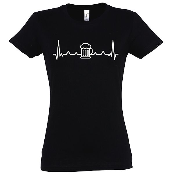 Youth Designz T-Shirt Herzschlag Bier Damen günstig online kaufen