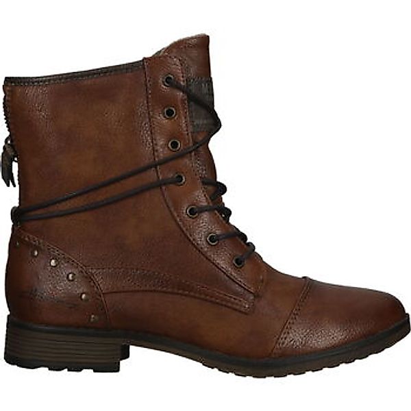 Mustang Shoes Schnürstiefelette "Mustang Shoes Stiefelette Lederimitat" günstig online kaufen