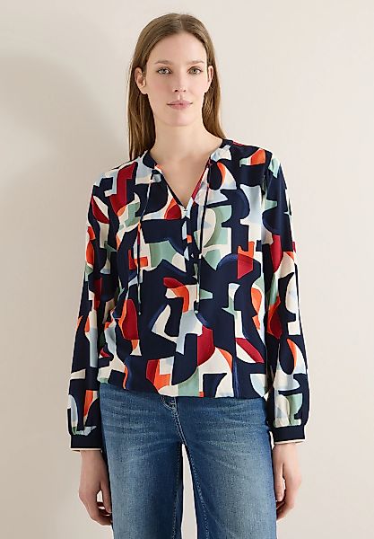 Cecil Langarmbluse aus satinierter Viskose günstig online kaufen