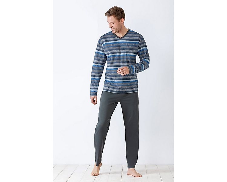 Hajo Pyjama Hajo, Schlafanzug Klima-Komfort 53858 günstig online kaufen