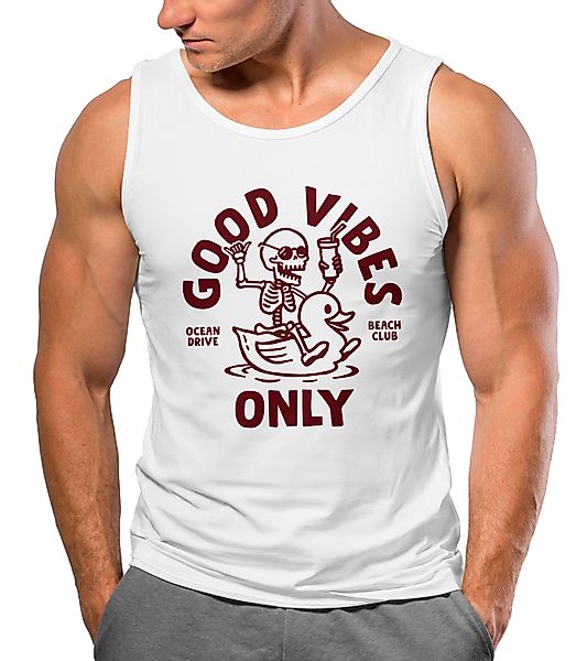 Neverless Tanktop Herren Tank-Top Good Vibes günstig online kaufen