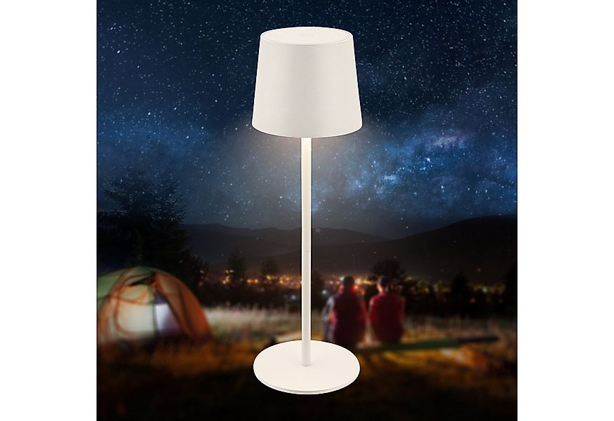 Briloner Leuchten LED Tischleuchte Tischlampe Akku kabellos, LED fest integ günstig online kaufen