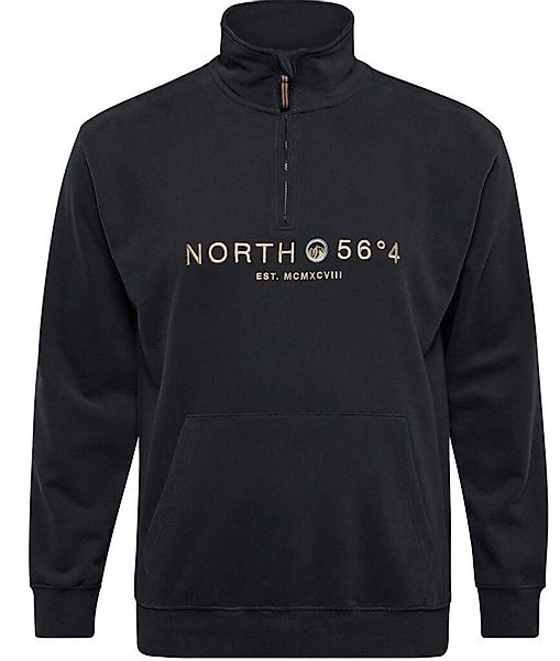 north 56 4 Strickpullover Halpzip Sweatshirt günstig online kaufen