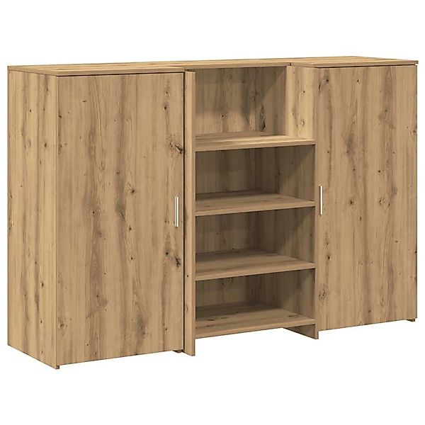 vidaXL Empfangstheke Artisan-Eiche 155x50x103,5 cm Holzwerkstoff 3324204 günstig online kaufen