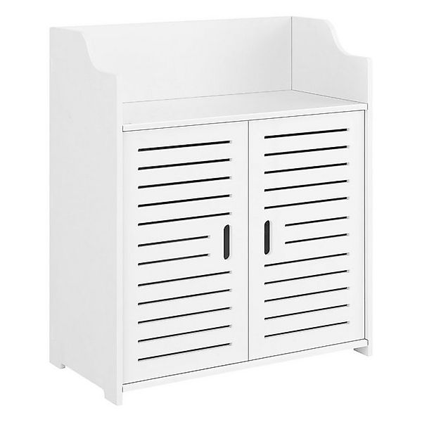 en.casa Midischrank »Trosa« Badezimmerschrank, 72x60x32cm, Weiß günstig online kaufen