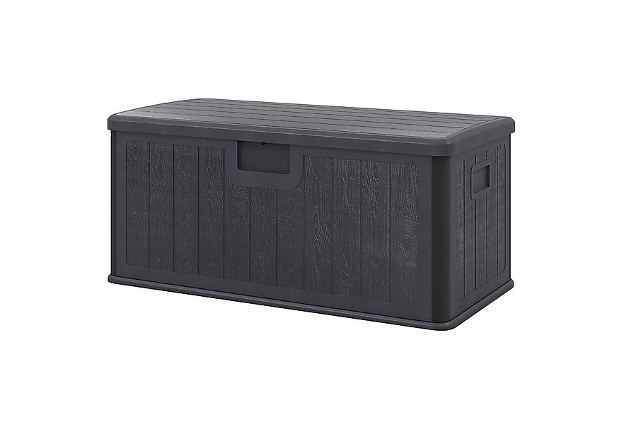COSTWAY Auflagenbox, 378L Terrassenbox wasserfest mit abschließbarem Deckel günstig online kaufen