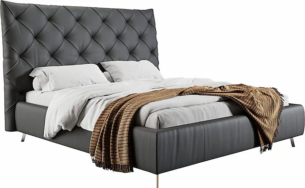 Home affaire Polsterbett "Elloree, in 4 Breiten, hinten mit Originalstoff b günstig online kaufen