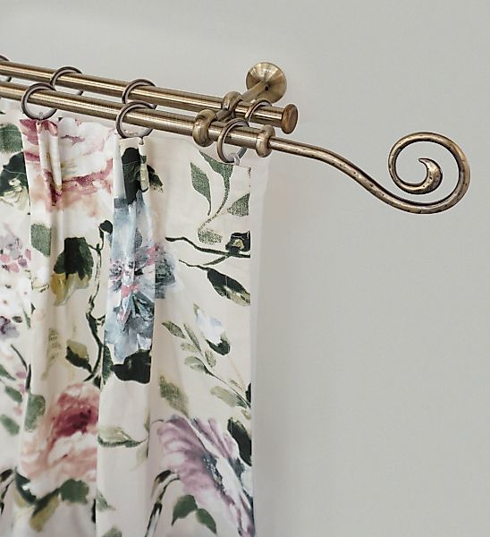 GARESA Gardinenstange "ESPERANCA" Ø 16 mm 2 läufig-läufig Wunschmaßlänge ru günstig online kaufen