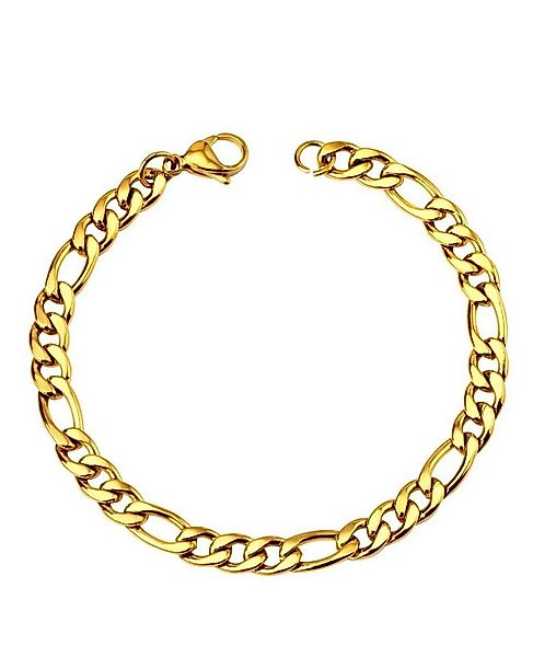 Karisma Schmuck Armband Figaroarmband Edelstahlt 18K Vergoldet Armkette /Hi günstig online kaufen
