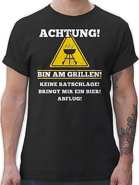 Shirtracer T-Shirt Bin am Grillen Grillzubehör & Grillen Geschenk günstig online kaufen