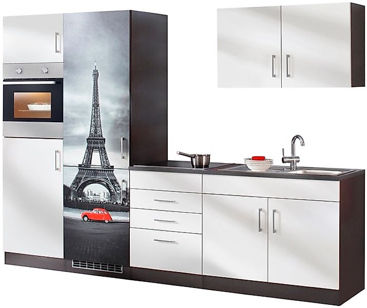 KOCHSTATION Küchenzeile »KS-Paris – Küchen mit einzigartigen Fotomotiven au günstig online kaufen