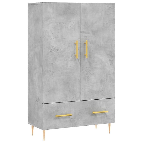 vidaXL Highboard Betongrau 69,5x31x115 cm Holzwerkstoff 828224 günstig online kaufen
