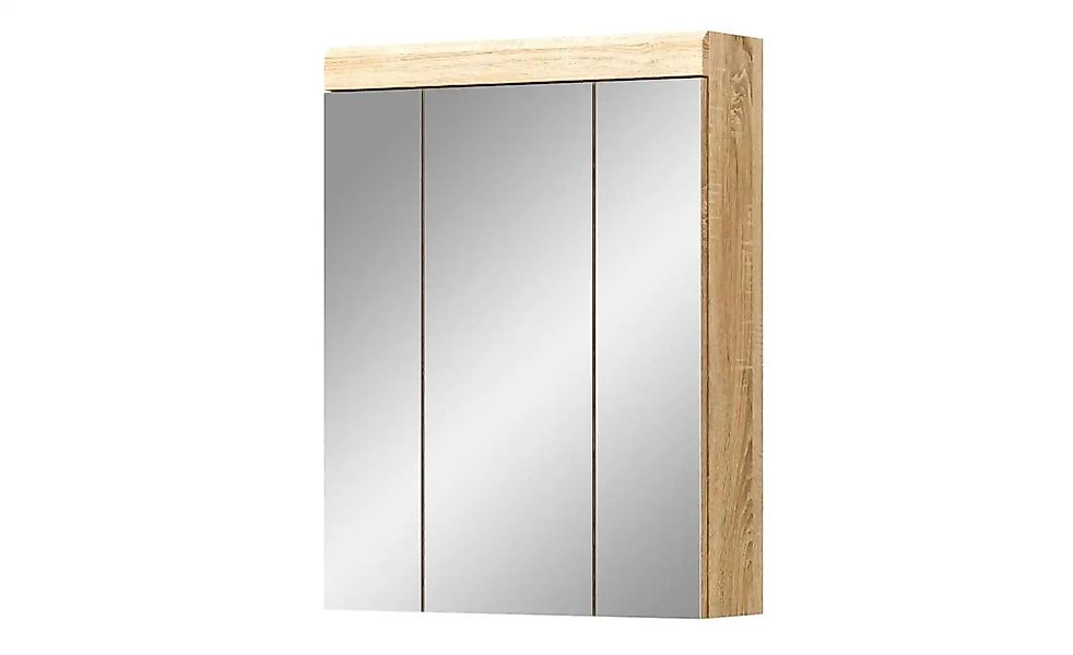 Badezimmerspiegelschrank SCHLOONSEE  Breite 60cm  3 Spiegeltüren  9 Fächer günstig online kaufen