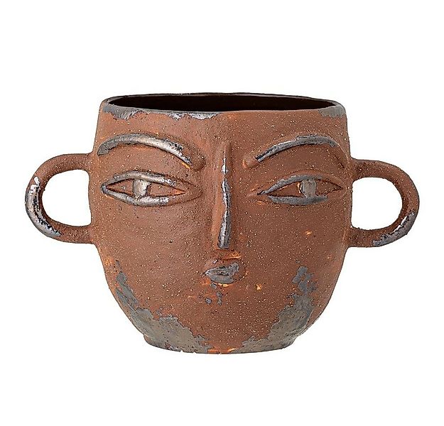 Bloomingville Blumentopf Lo, Braun, aus Steingut, 18,5 x 26 cm günstig online kaufen