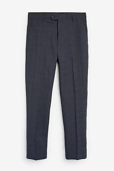 Next Stoffhose Anzug mit Karomuster: Slim Fit Hose (1-tlg) günstig online kaufen