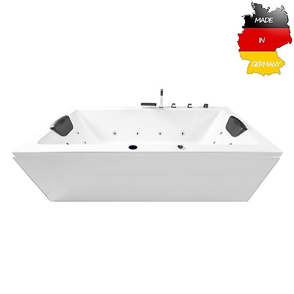 Basera® Whirlpool-Badewanne BASIC Indoor Whirlpool Badewanne günstig online kaufen
