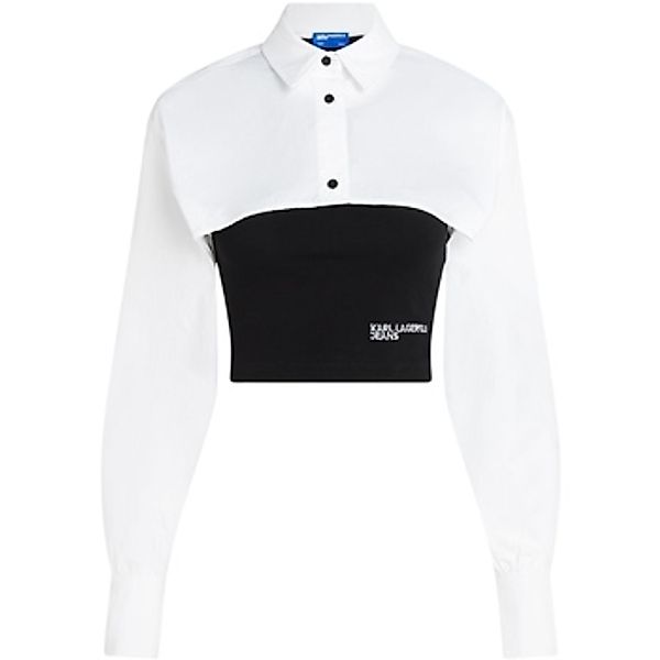 Karl Lagerfeld  Blusen KLJ BLOCKED POPLIN BLOUSE A3W11006 günstig online kaufen