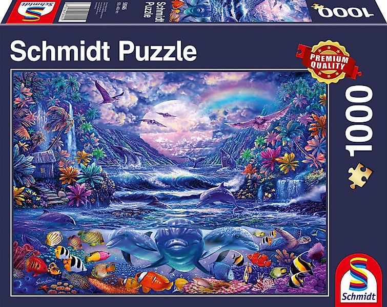 Schmidt Spiele Puzzle Mondschein-Oase, 1000 Puzzleteile günstig online kaufen