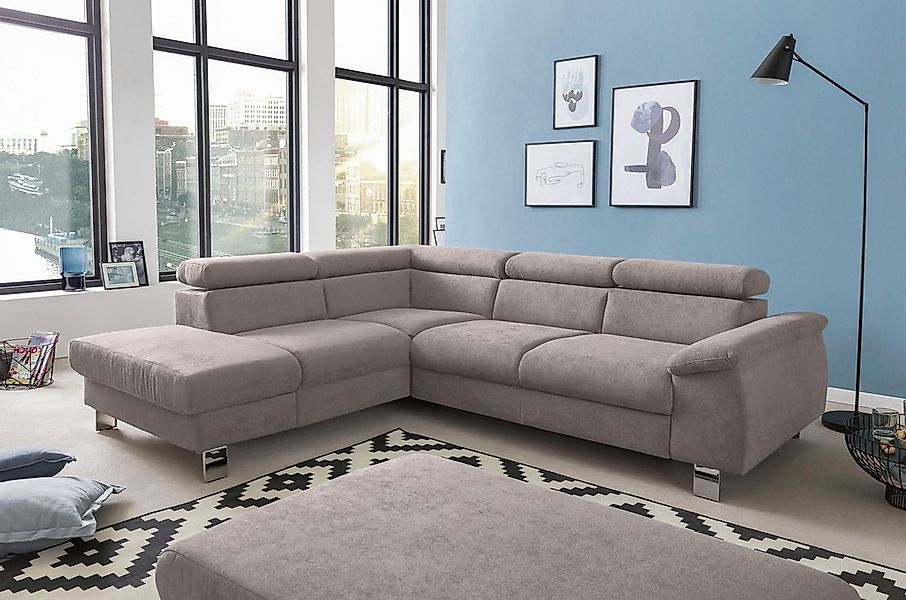 COTTA Polstergarnitur "Komaris L-Form", (Set), Set bestehend aus: Ecksofa m günstig online kaufen