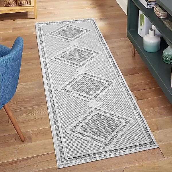Carpet City Teppich »LINDO 8853«, rechteckig, 11 mm Höhe, Kurzflor, Hochtie günstig online kaufen