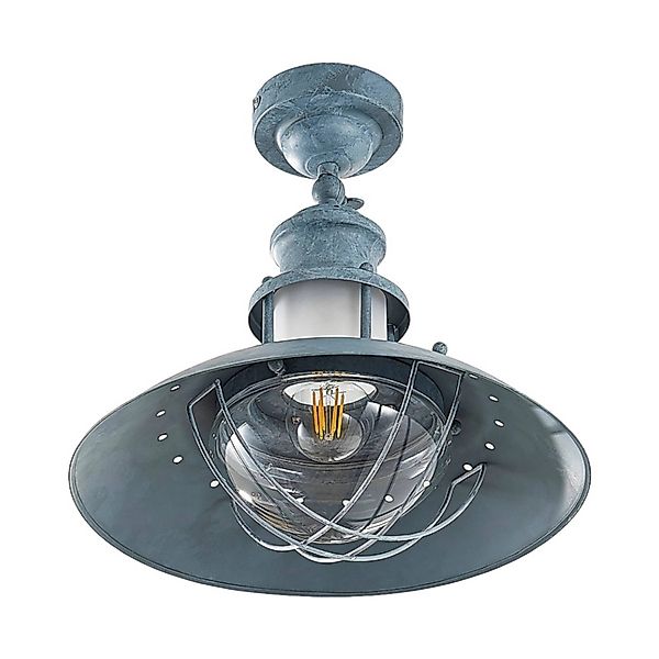 Lindby Deckenlampe Louisanne 9621438 Vintage Industriell in Alu aus Metall günstig online kaufen