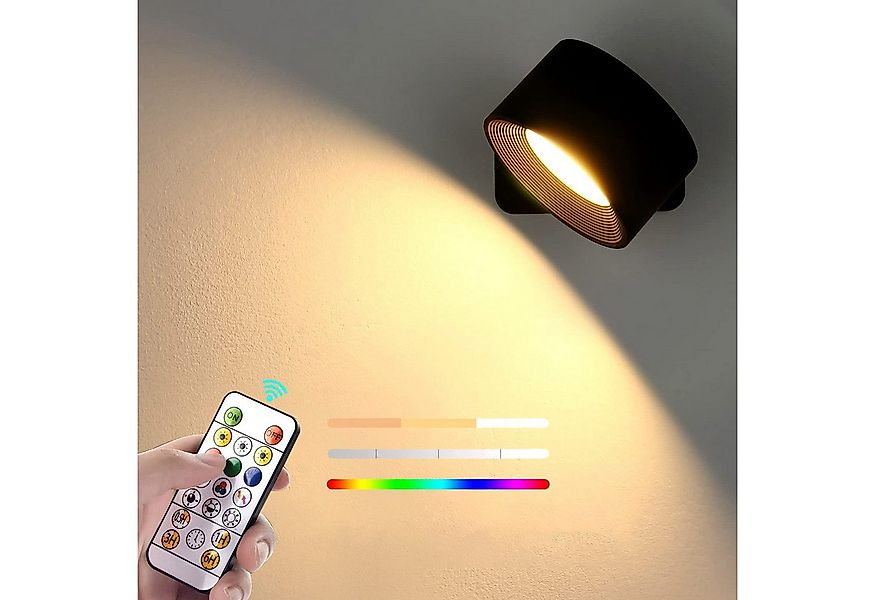zggzerg LED Wandstrahler Wandleuchte LED Wandleuchte Innen Akku Dimmbar Wan günstig online kaufen