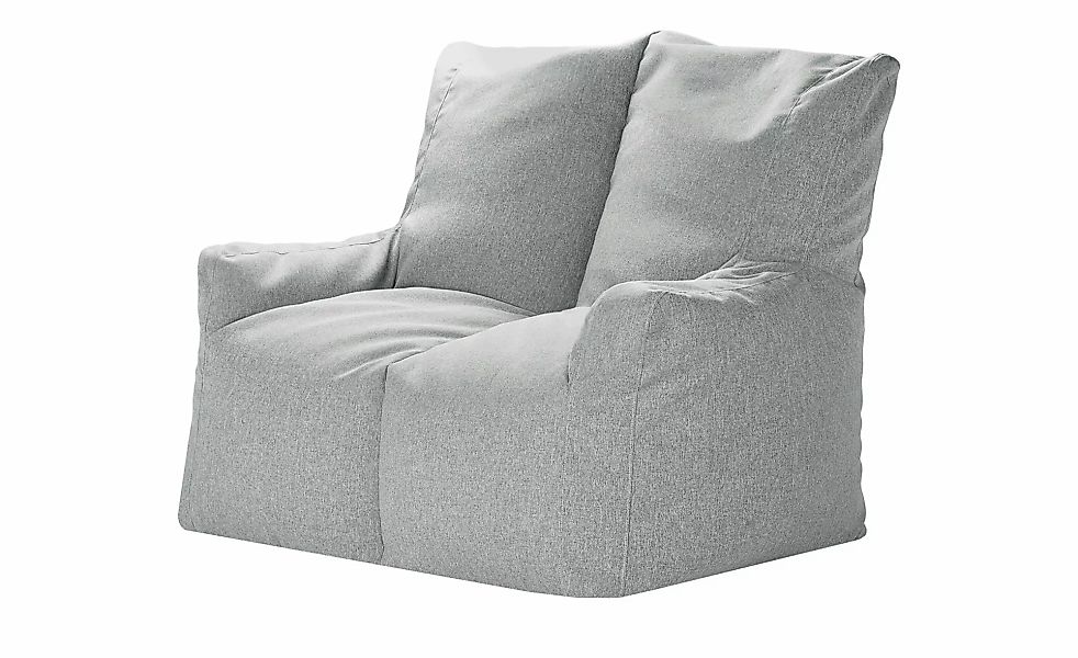 Sitzsack-Sofa  Fiete ¦ grau ¦ Maße (cm): B: 130 H: 95 T: 80.0 Polstermöbel günstig online kaufen