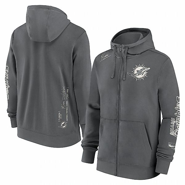 Nike Kapuzenpullover "Nike Hoodie Miami Dolphins Nike Full-Zip Fleece" günstig online kaufen