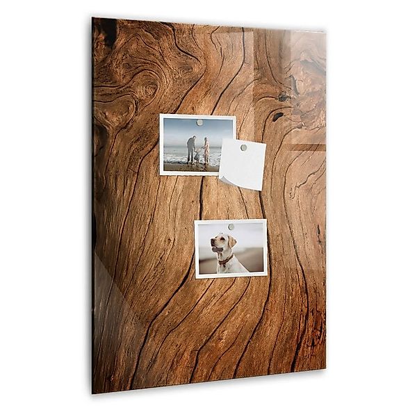 Tulup Beschreibbare Magnettafel Altes Holz 40x60 cm Beschreibbare Magnettaf günstig online kaufen