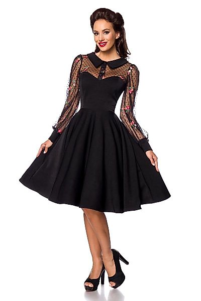 Hochgeschlossenes Vintage Kleid günstig online kaufen