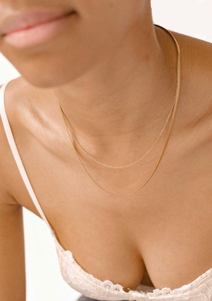 Hey Happiness Edelstahlkette Damen 18K Gold günstig online kaufen