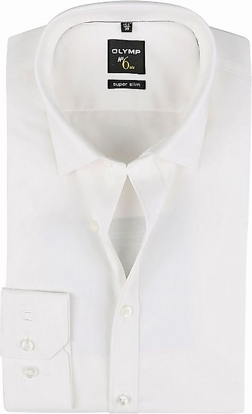 OLYMP No'6 six Hemd Skinny Fit Off-White - Größe 45 günstig online kaufen