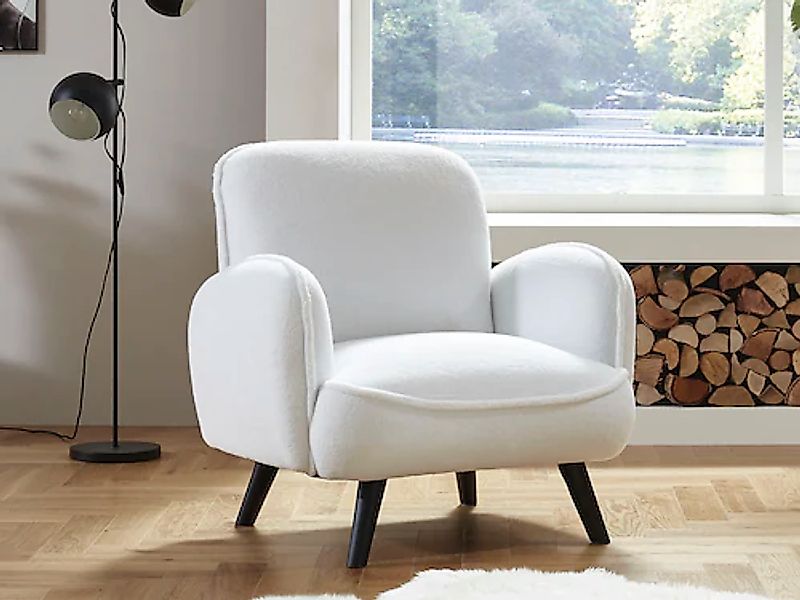 ATLANTIC home collection Sessel »Ben«, mit Wellenunterfederung, Massivholzf günstig online kaufen