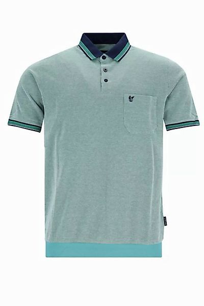 Hajo Poloshirt H Polopique Bund Stay FreshDreitonoptik smaragd günstig online kaufen