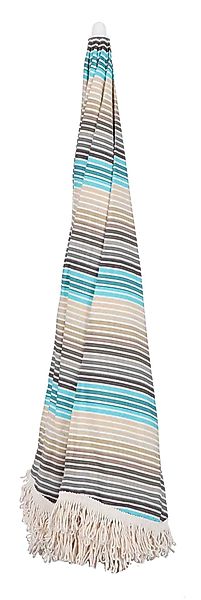 Sonnenschirm RETRO MULTICOLOR mit fransen weiß/multicolor günstig online kaufen
