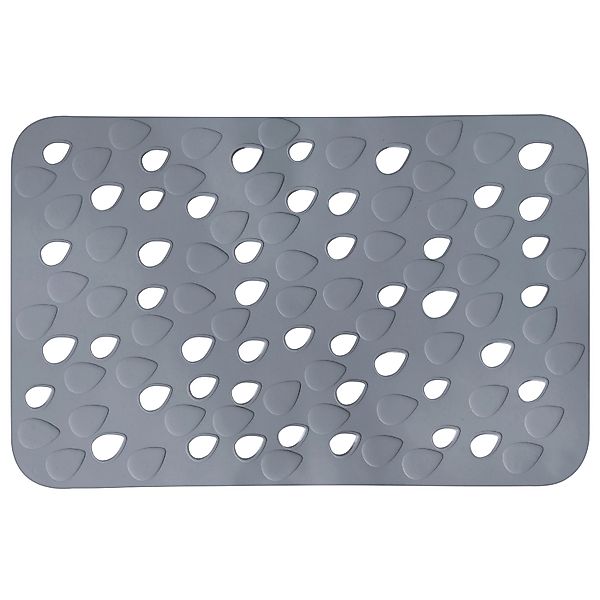 Spirella Wanneneinlage Drops 35 cm x 53 cm Grau günstig online kaufen