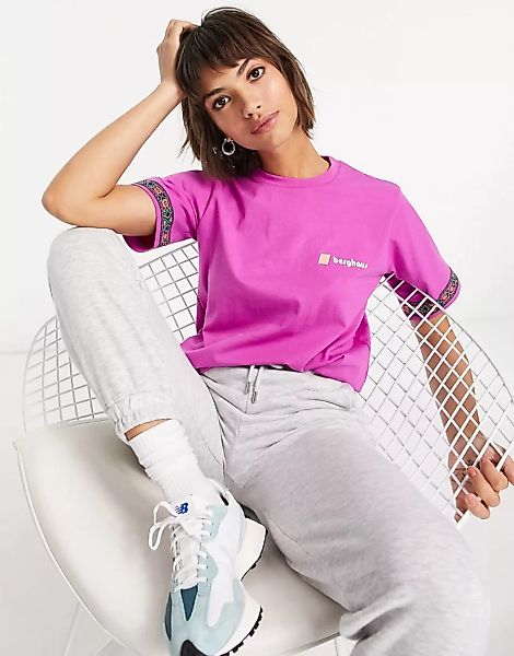Berghaus – Tramantana – T-Shirt in Rosa mit Logo günstig online kaufen