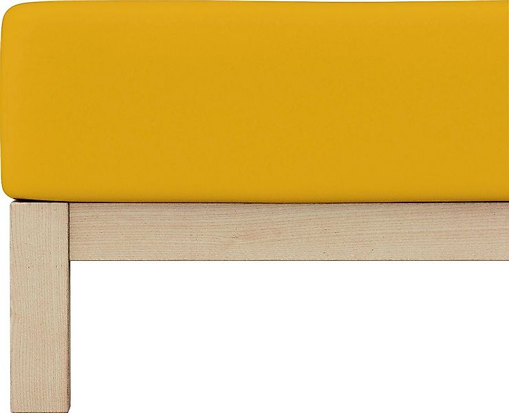 Schlafgut Spannbettlaken PURE Bio-Baumwolle mit Elasthan, günstig online kaufen