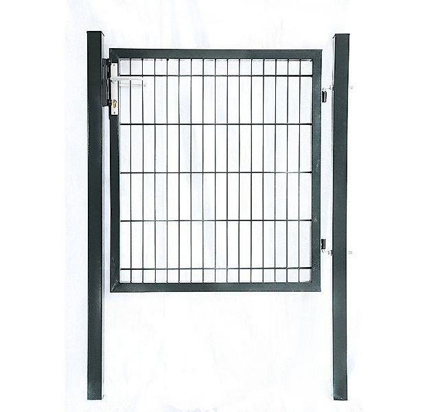 HOME DELUXE Gartentor Doppelstabmatten Gartentor PORTARIUS - Anthrazit, aus günstig online kaufen