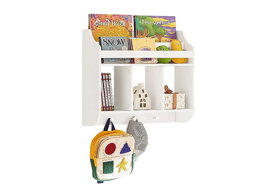 SoBuy Bücherregal KMB46, Kinderregal Wandregal Hängeregal Wandgarderobe mit günstig online kaufen