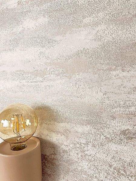 Newroom Vliestapete Zane Brown Tapete Putzoptik Putzoptik,Beton,Zement, Bra günstig online kaufen